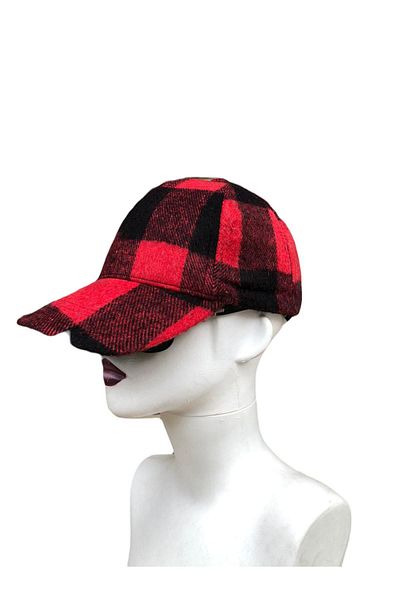 BY SCK Lumberjack Fabric Unisex Cap Hat Beret