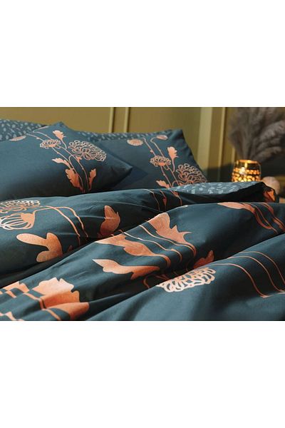 Doqu Home طقم غطاء لحاف رانفورس منى مزدوج