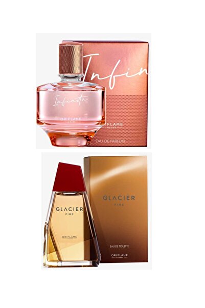 Oriflame Sevgili Çiftlere Özel Glacier Fire EdT 100ml Erkek ve Infinita EdP 50ml Kadın Parfümü Seti