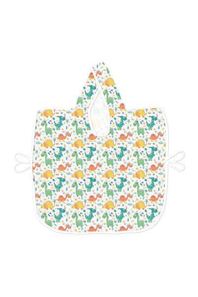 Lunanino Muslin Hooded 100% Cotton Baby Poncho 1-5 Years Dino