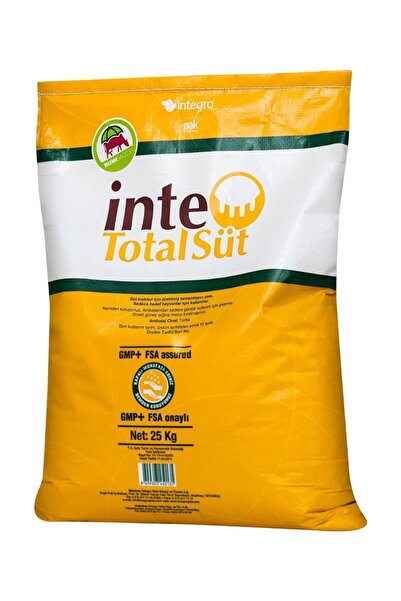 İntegro Total Süt Hayvan Inekler Için Tamamlayıcı Yem Katkı Premiks 25 Kg