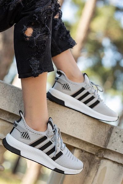 MORENİCA Unisex Black Orthopedic Sports Shoes