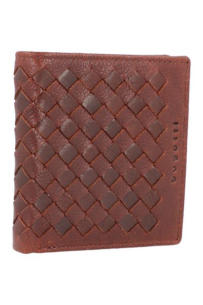 BUGATTI Woven wallet leather 11 cm