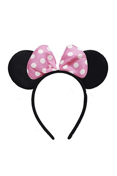 Vipfoni Mickey - Mini Mouse Taç Fiyonklu Taç 2 Adet