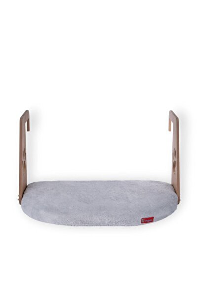 PUGALO Kalorifer Petek Radyatör Yatağı Kedi Köpek Geniş Kalorifer Yatağı Peluş Gri Renkte