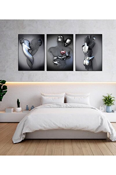 GİZEM SHOP Modern Artistic Framed Wall Decoration Painting