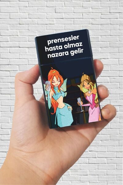 SARANG Prensesler Hasta Olmaz Nazara Gelir Winx Bloom - Flora Baskılı Standar...