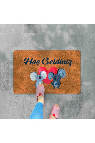 M&H Quality Welcome DIgItal PrInted Hooded Mat - MultI-purpose Indoor and Outdoor Door