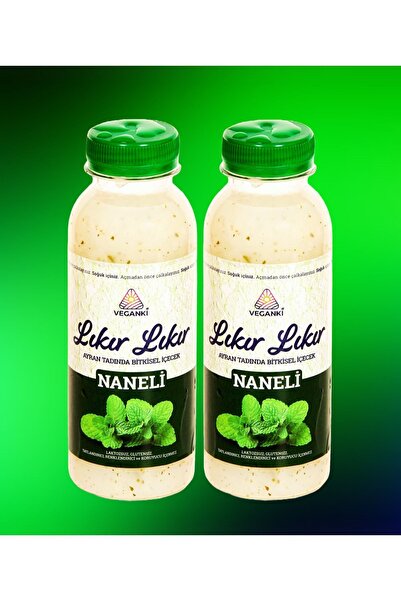 Veganki (5'Lİ PAKET) Naneli Lıkır Lıkır Ayran Tadında Bitkisel Içecek 330 ml