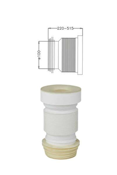 JAPAR Körüklü Klozet Bağlantı Borusu Kada