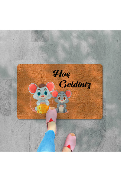 M&H Quality Welcome DIgItal PrInted Hooded Mat - MultI-purpose Indoor and Outdoor Door