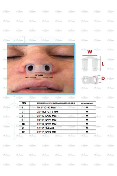 ermöztürk medikal Nostril Retainer No 9 Burun Deliği Şekillendirici