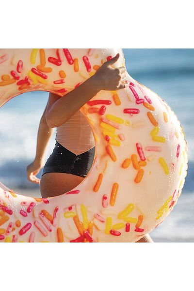 Intex Inflatable Sea Buoy - Heart Figured Donut Bagel - 104x99 cm