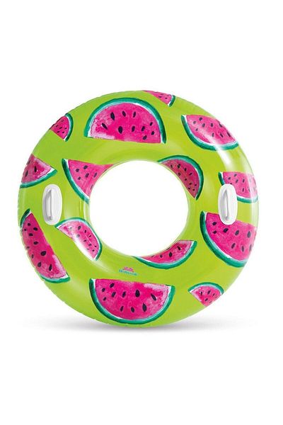 Intex 107 cm Sea Watermelon Bagel - With Handle and Inflatable