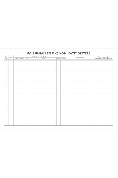 Etika 100 Sheets Dressing Injection Record Book - 23x32 Cm