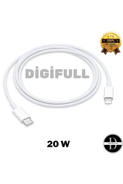 DİGİFULL Iphone Uyumlu Lightning Hızlı Şarj Tye C Lightning Şarj Kablosu Type C Kablo