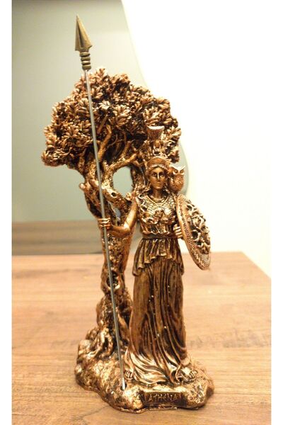 Antioch Art And Design Ağaçlı Athena Biblo Tasarım Mitolojik Tanrı Heykel Ev ...