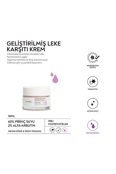 Anyong 50 ml Enhanced Anti-blemish - Brightening and Moisturizing Cream (60% Rice Water & 2% Alpha Arbutin)