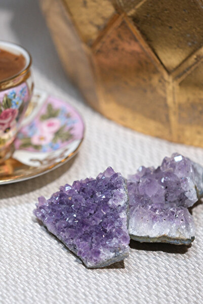 MZAtelier Ametist Taşı Doğal Taş (ham Kütle Kraliyet Taşı )