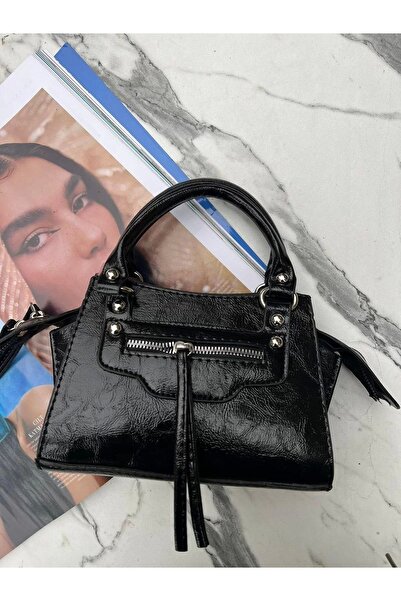 ZEYZEYBUTİK Mira Black Deri Kadın Çanta