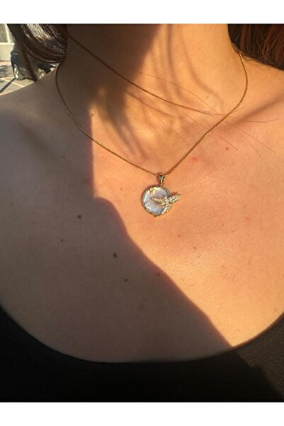 Mojo Jewellery قلادة اليعسوب الفولاذية المضادة للتشويه