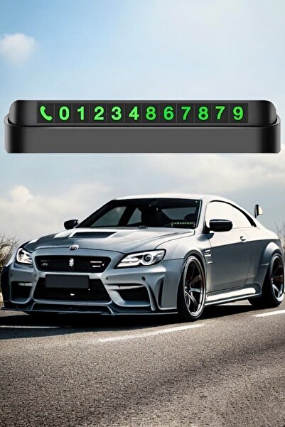 HASBY Araç Numaratörü Araba Numaratör Park Telefon Numarası İçi Fosforlu Cam ...