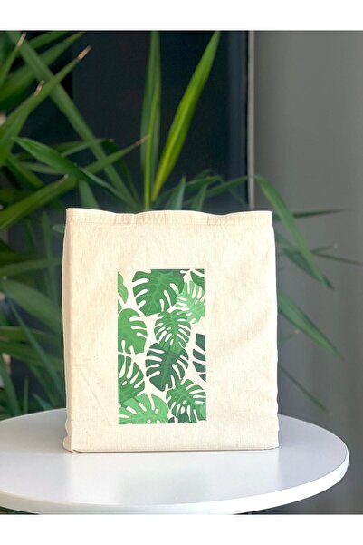 bezçantadünyası Raw Cloth Shoulder Bag - Leafy