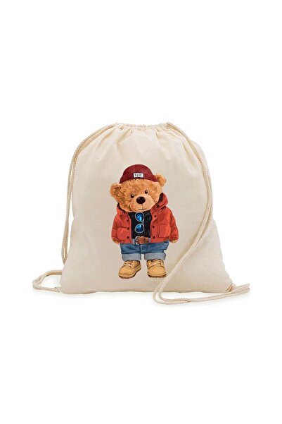 bezçantadünyası Teddy Bear Bez Çanta