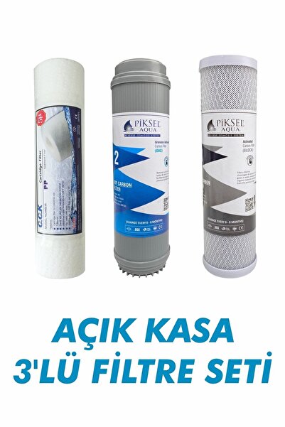 Alfa Dükkan Tüm Açık Kasa Su Arıtma Cihazları Ile Uyumlu Çift Karbonlu Ilk Ön...