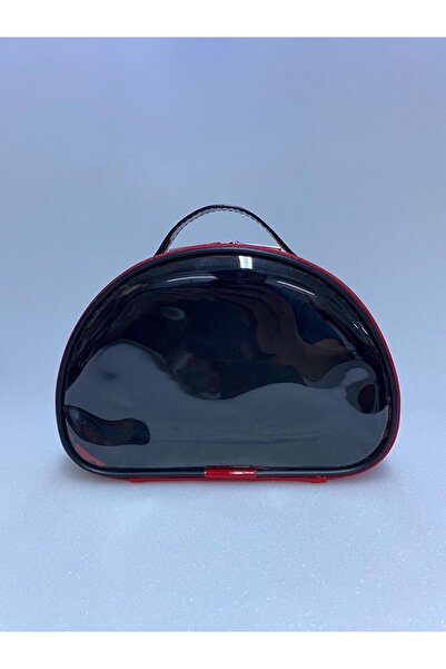 Mondalep Şeffaf Yarım Ay Makyaj Çantası