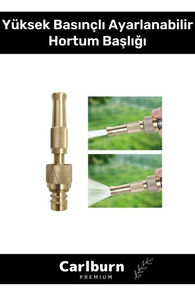 Carlburn 15mm Premium serija - Visokotlačna podesiva mlaznica za crevo, za ba...