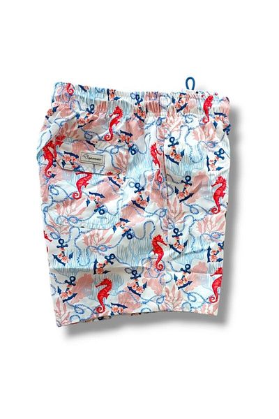 Dopomare Denver Pattern - Quick Dry μαγιό με κορδόνια και τσέπες