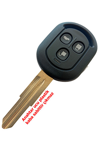 Kasey شيفروليه أوبترا أفيو كالوس - متوافق مع 3 مفاتيح للتحكم في سلسلة مفاتيح السيارة وحاوية المفاتيح