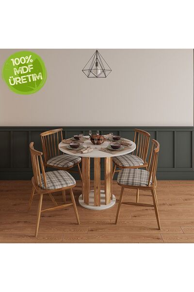 Ankara Orman Ürünleri Nortic Yuvarlak Masa - %100 Mdf