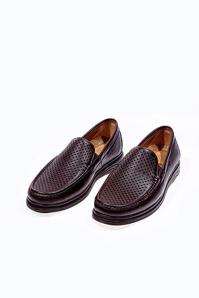Vantaggio Fusion Brown Γνήσιο Δέρμα - Διάτρητα Ανδρικά Παπούτσια Comfort