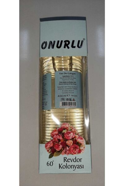 ONURLU LİMON KOLONYALARI Revdor Kolonyası