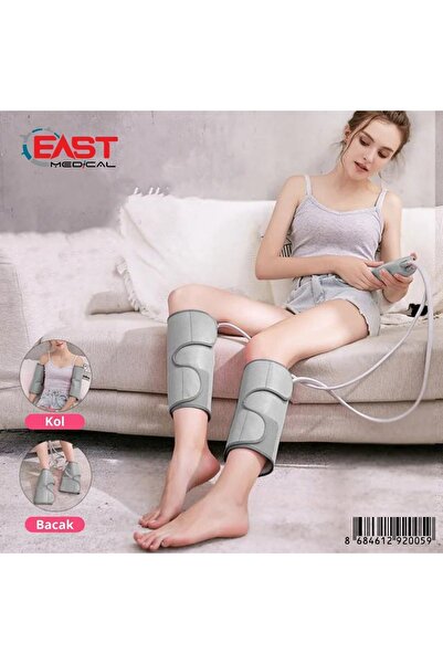 east medical East Medikal Ayak - Kol - Baldır - Masaj Cihazı , Ayak Lenf , Ödem, Lenf Drenaj -pressoterapi