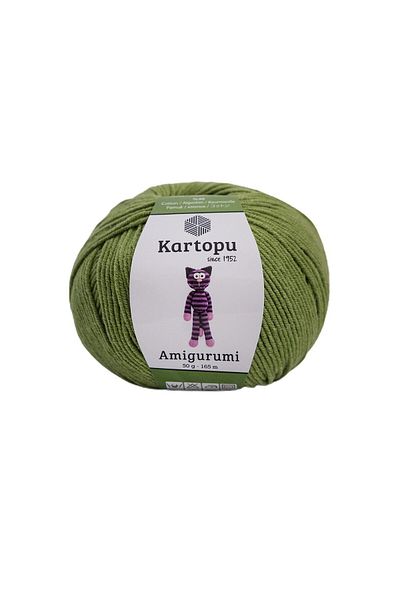 Kartopu Βαμβακερό παιχνίδι Amigurumi K391 Πράσινο 50 γρ