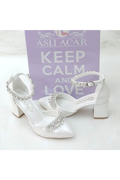ASLIACAR Туфлі на підборах 65 см на шпильці з каменю для весільних суконь Aslı Acar