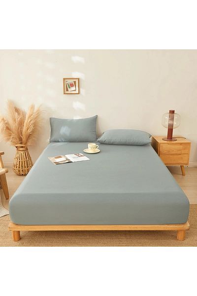 Juellhome 180x200 cm Double Cotton Akfil Sheet Set - With 2 Pillowcases