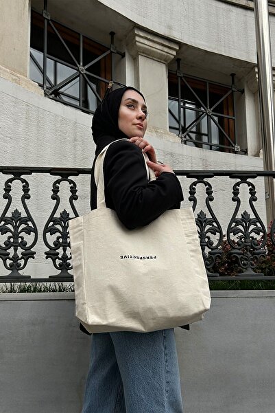 feinas Perspective Canvas Tote Bag - Snap Inner Pocket (320gr - 100% Cotton)