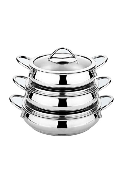 Kahramanlar Çelik Elite 3-Piece Omelette Set