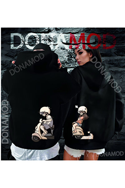 donamod Ζευγάρι Tom Jerri - Ολοκληρωμένο φούτερ με κουκούλα με δώρο για τον α...