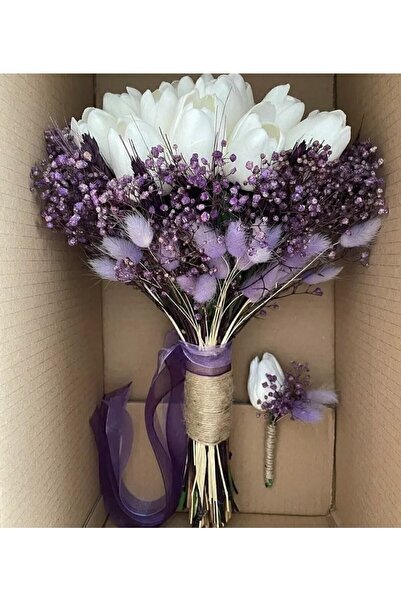 Genel Markalar Gelin Buketi Nikah Nişan Söz Gelin Çiçeği Damat Yaka Çiçegi Il...