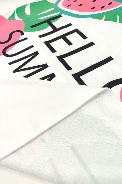 VEVİEN HOME Hello Summer Digital Printed 75x150 cm Πετσέτα θαλάσσης