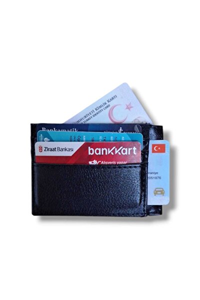 Kayader 8 Bölmeli Deri Cüzdan Kartlık 11cm x 7cm