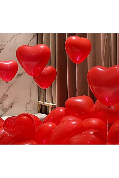 ATAKENT PARTİ 30 بالونة قلب من اللاتكس