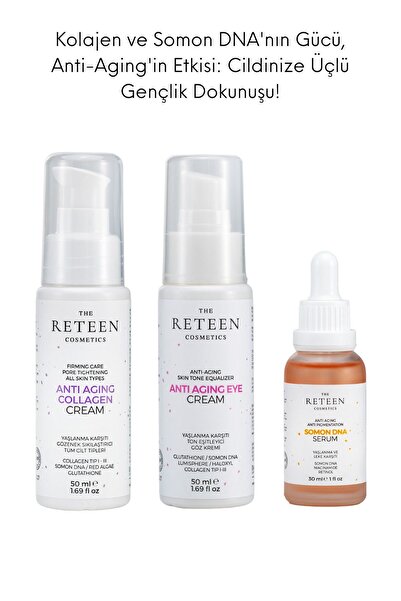 The RETEEN Cosmetics Morluk ve Torba Karşıtı Göz Kremi ve Glutatyon Lumispher...