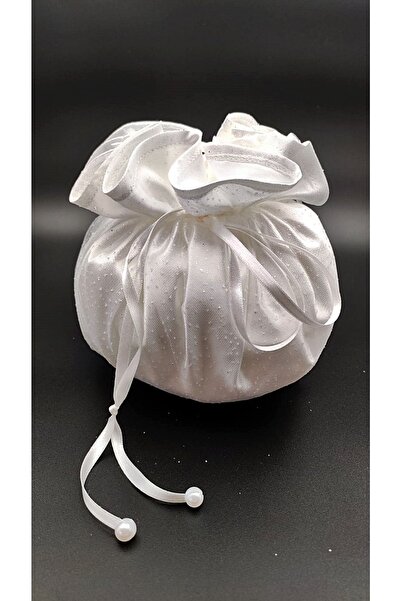 SCKN Aksesuar Simli Gelin Takı Kesesi