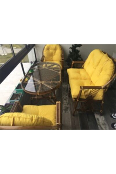 Genel Markalar Gardenya Mobilya Bambu Minderi Salıncak Bambu Bahçe Mobilyalar...
